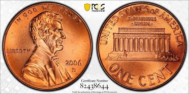 Side-by-side comparison of normal 2006 penny versus 2006 DDO doubled die obverse showing shelf doubling on LIBERTY