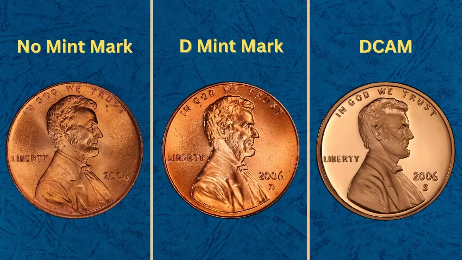 U.S. Mint production facility showing 2006 Lincoln cent planchets ready for striking